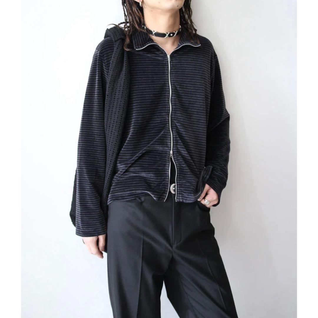 トップス shooooOUR LEGACY SHRUNKEN FULLZIPPOLO