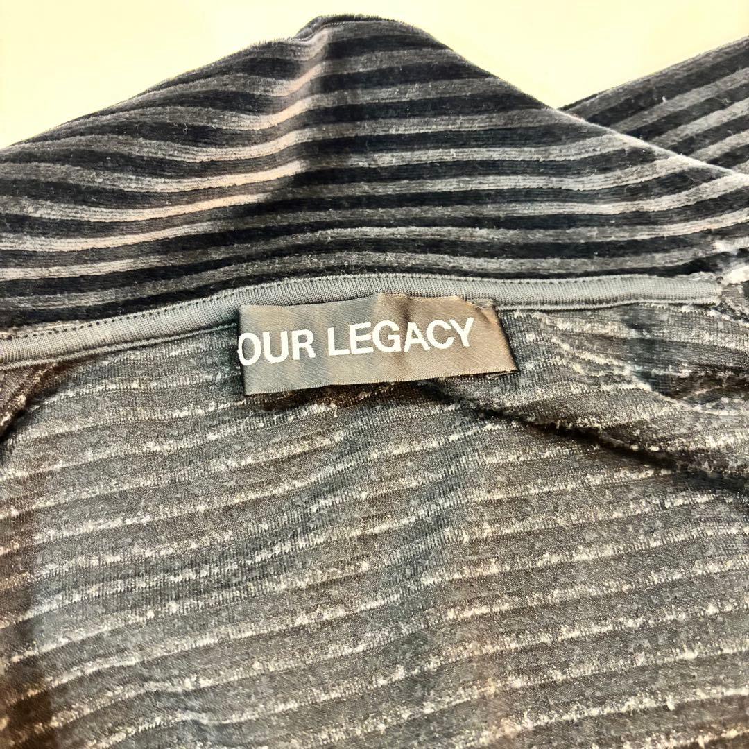 トップス shooooOUR LEGACY SHRUNKEN FULLZIPPOLO