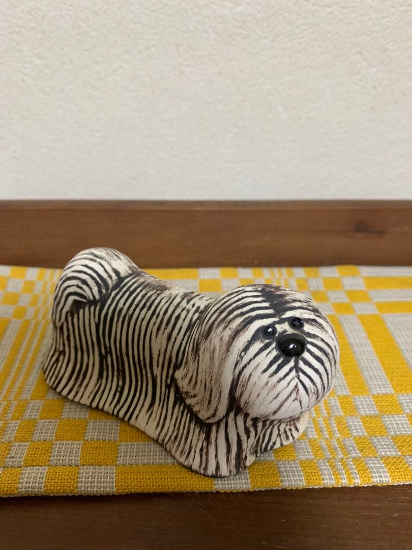 リサラーソン ミニケンネルシリーズ　ルーファス&スカイテリアー　北欧　犬の置物