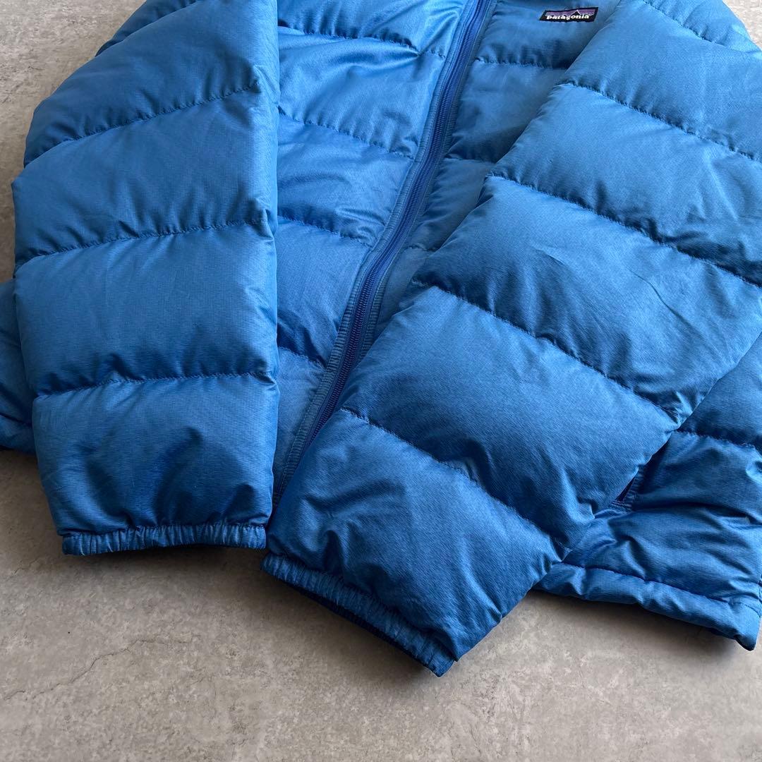 00's■patagonia パタゴニア【L】パッカブル ダウンジャケット 青