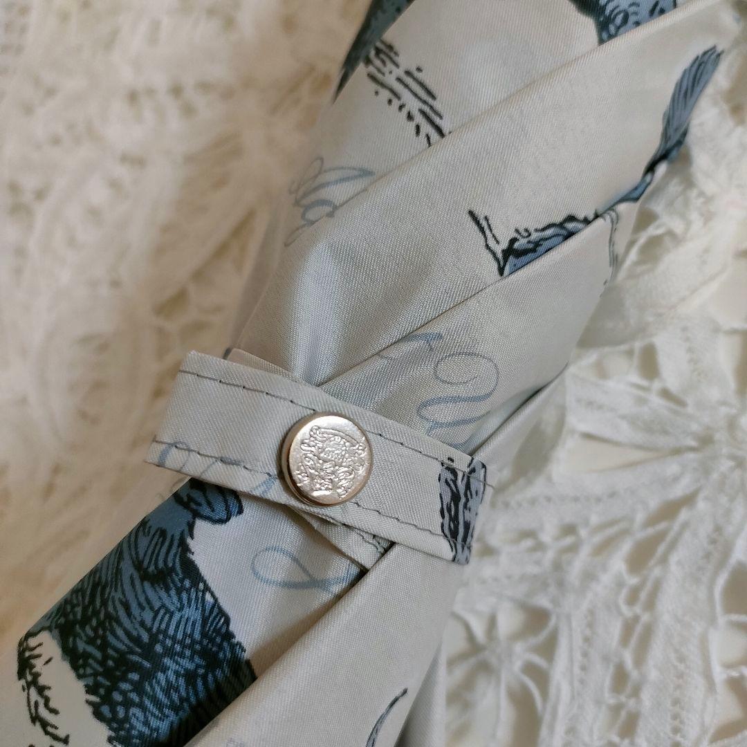 新作 Aquascutum アンティーク犬図鑑 晴雨兼用傘 折りたたみ傘 UV