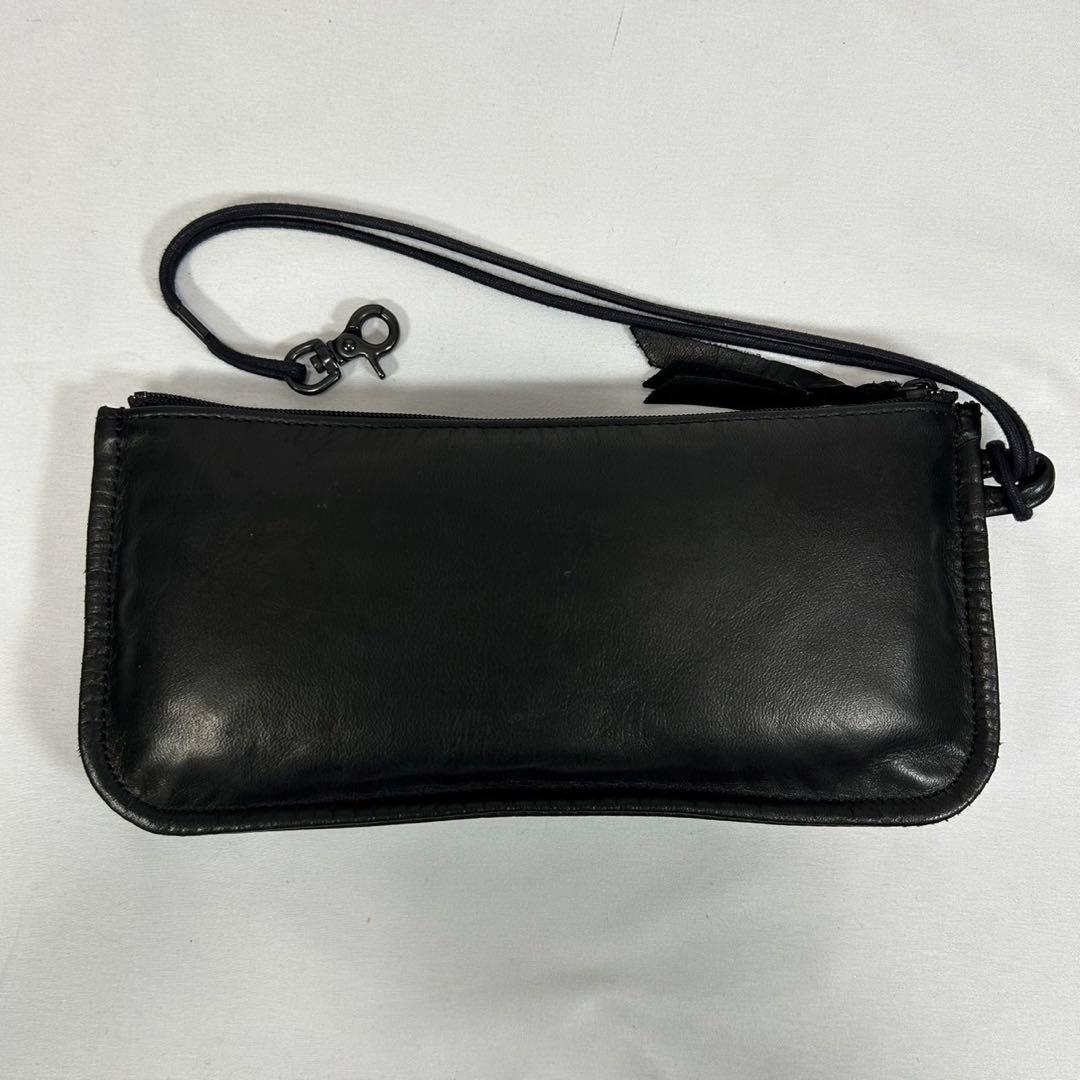 【極美品/ポーチ付】ポーター フランク 2way ボストンバッグ レザー 黒