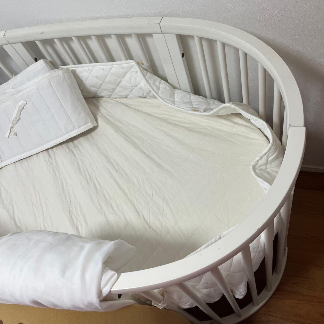 ストッケ　スリーピーベッド　ホワイト　フルセット