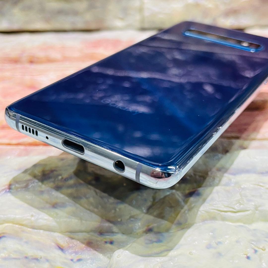 SIMフリー Galaxy S10 128GB プリズムブルー 電池良好