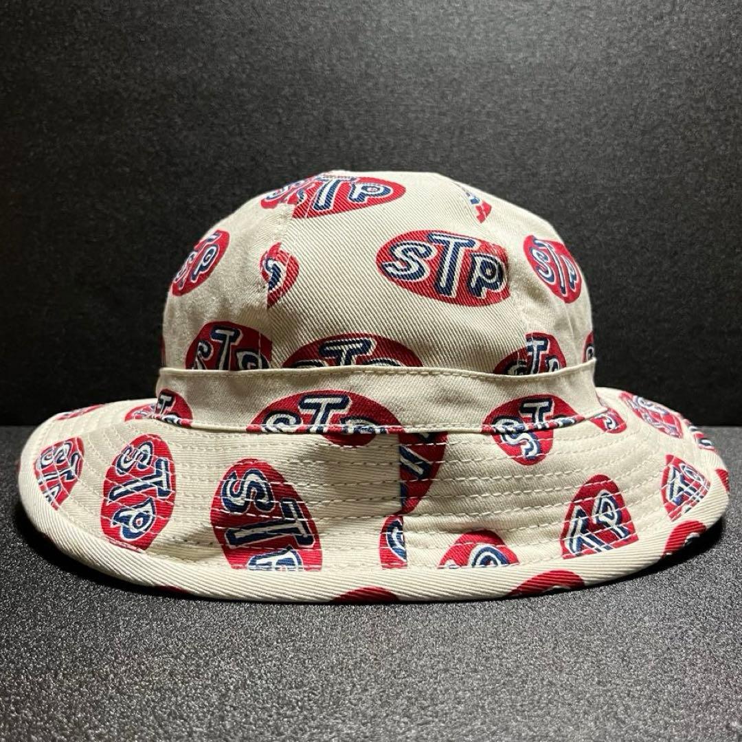 stp USA製 総柄ハット デッドストック品 バイカー made in usa