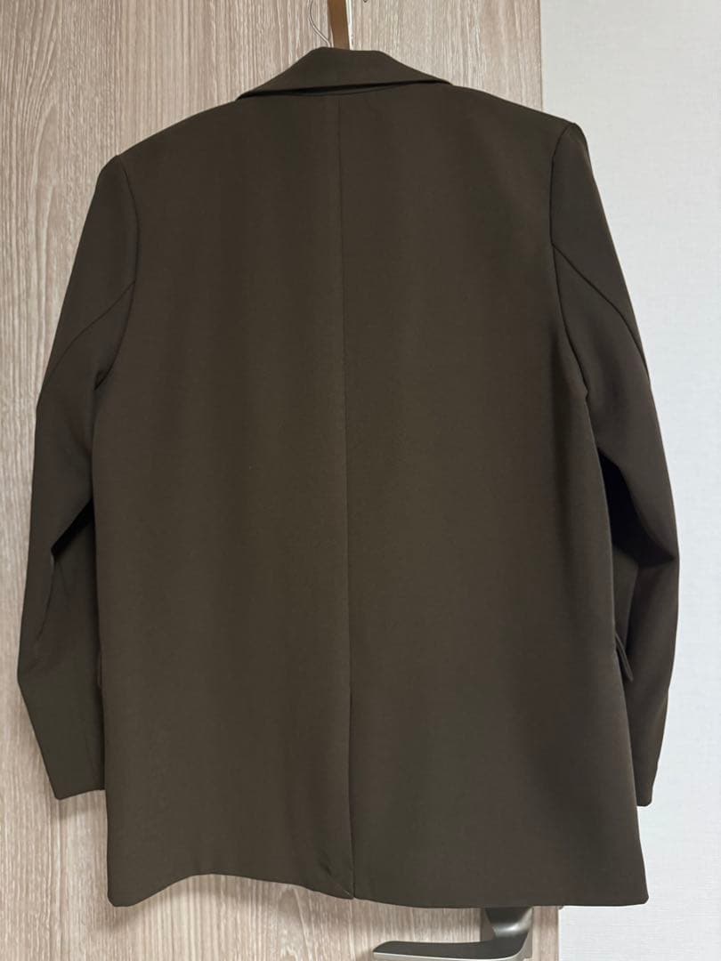 未使用タグ付　グレディブリリアン　ツイルテーラードダブルジャケット　フリーサイズ