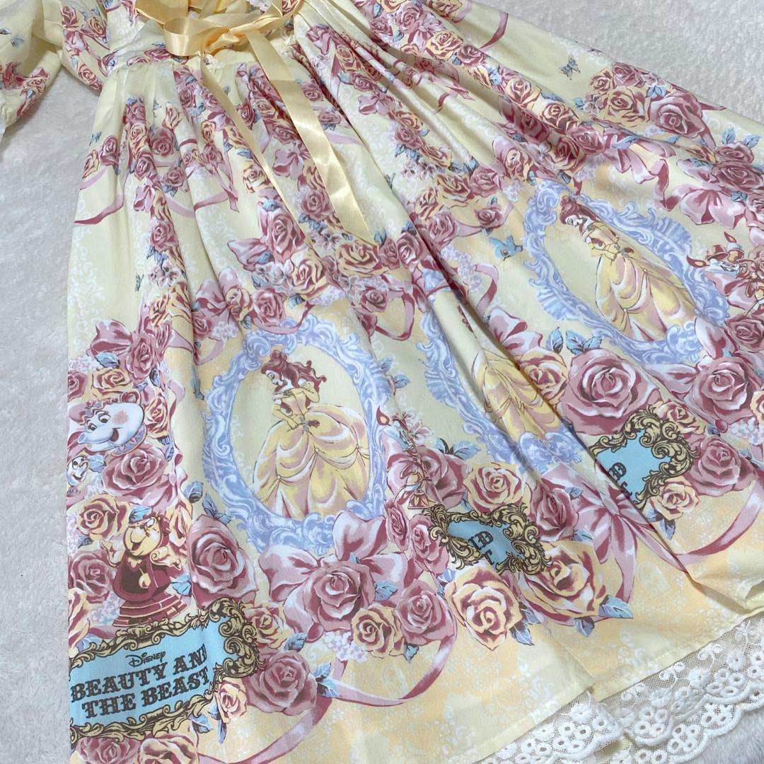 DE0058【ベイビーザスターシャインブライト】ディズニードレス【F】美女と野獣
