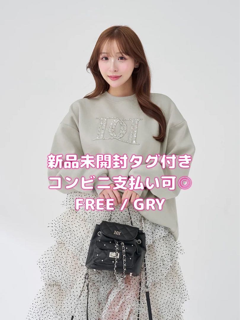 【新品タグ付き】Darich DDロゴビジュースウェットプルオーバー GRY