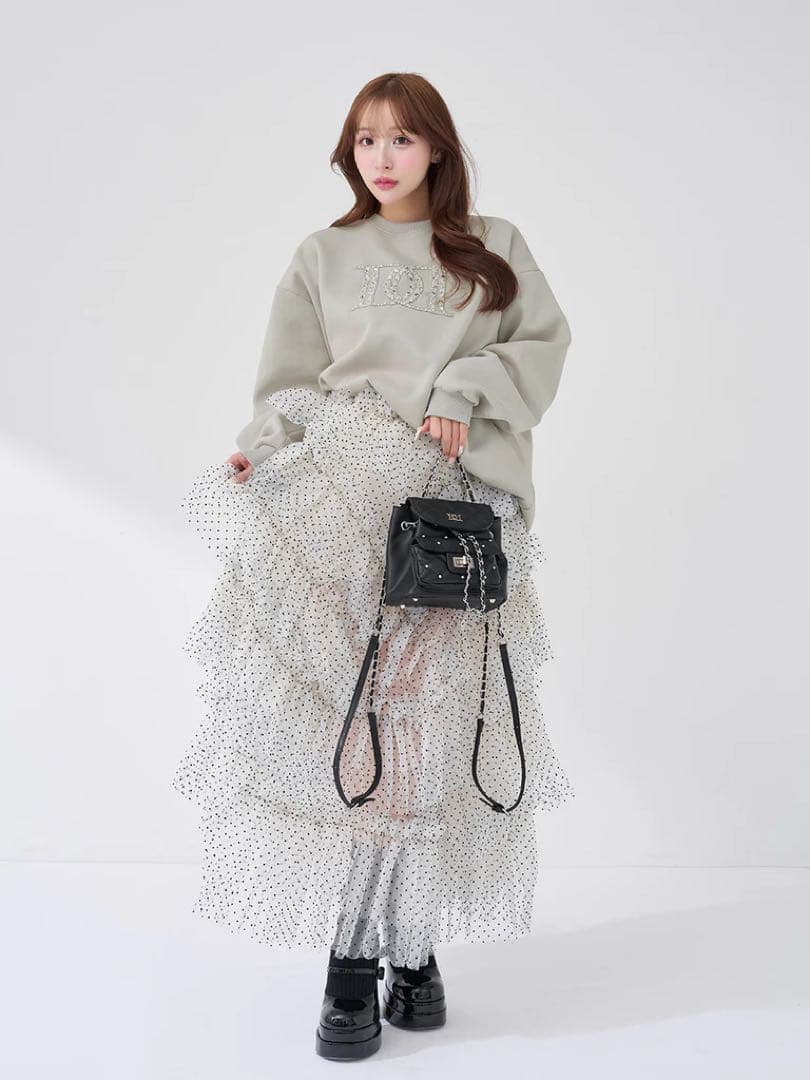 【新品タグ付き】Darich DDロゴビジュースウェットプルオーバー GRY