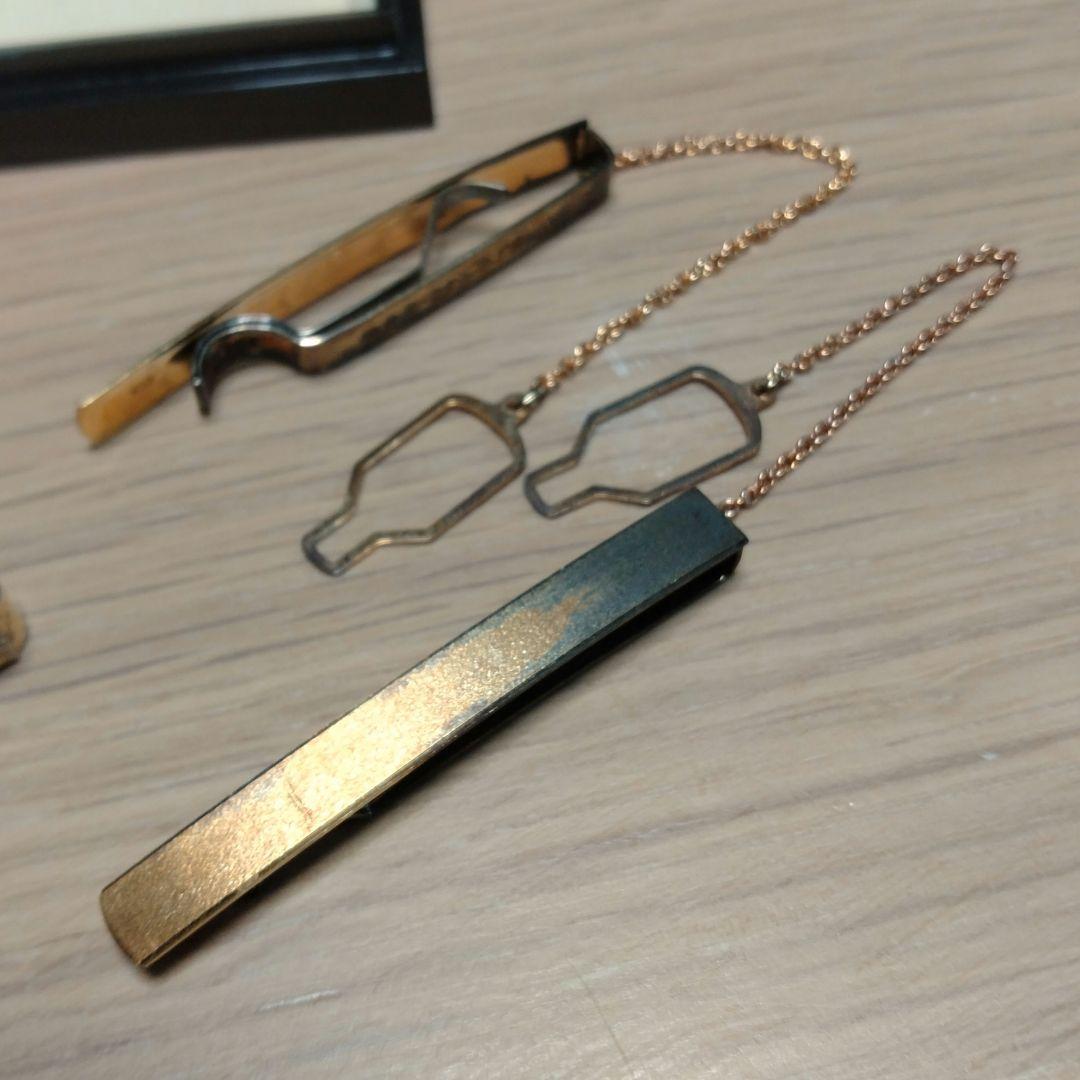 キ*コ様 K10　10金　ネクタイピン　8g　金製品　金細工　カフスボタン