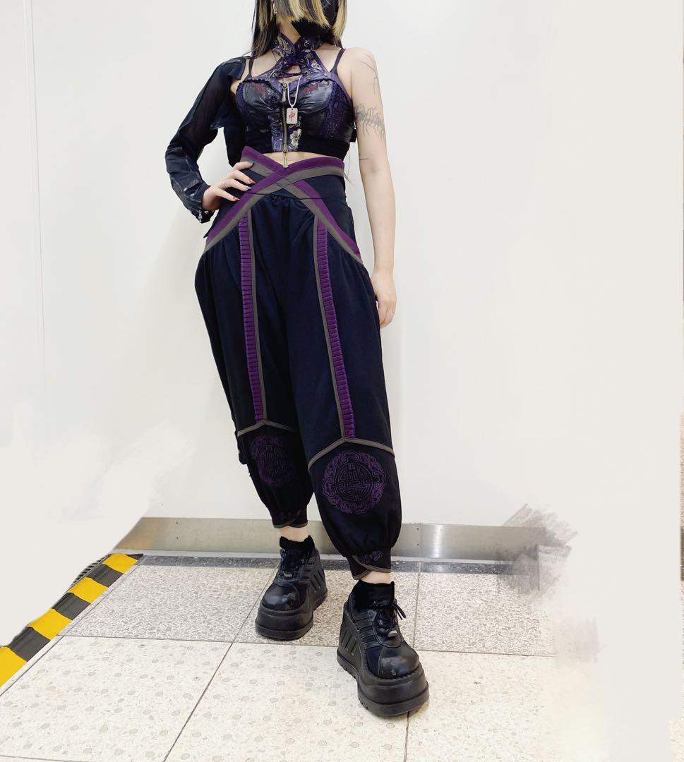 OZZONESTE 颯流歌月　洋袴　袴パンツ　チャイナパンツ