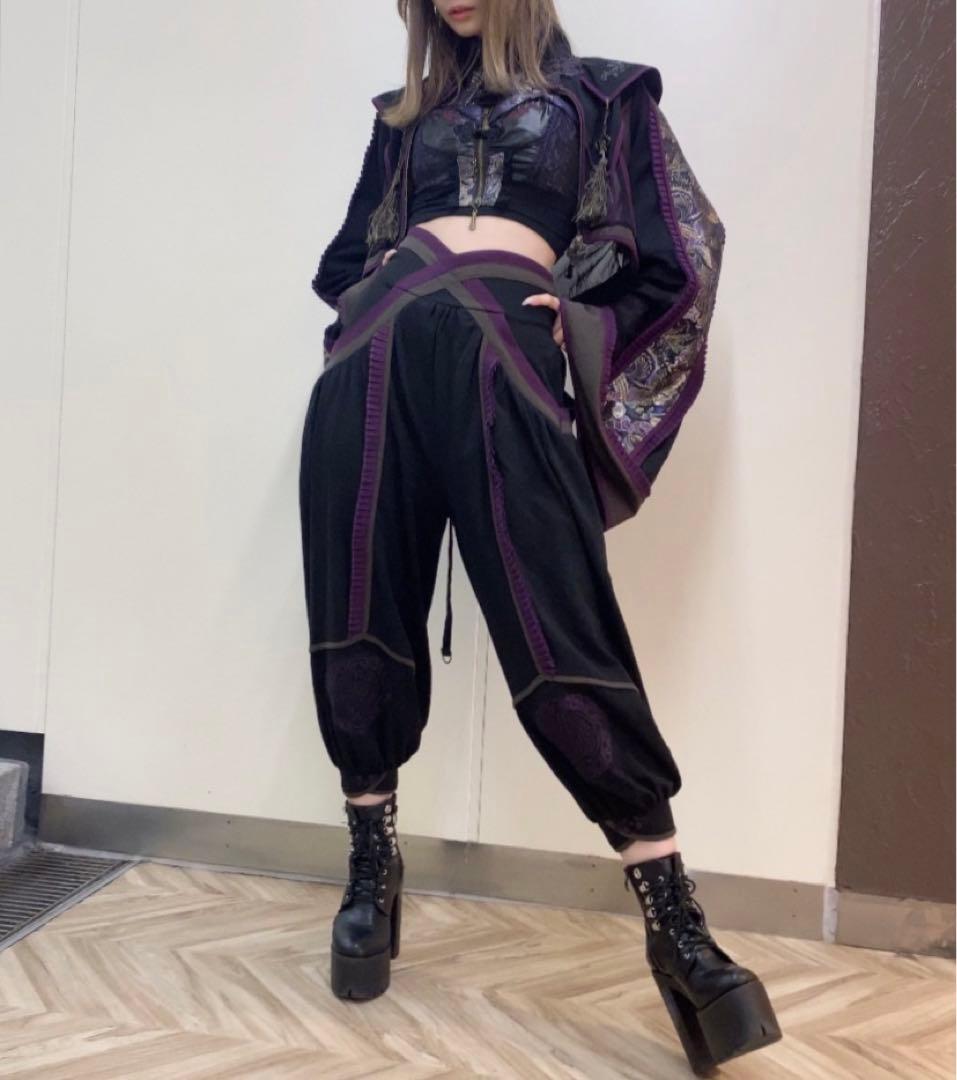 OZZONESTE 颯流歌月　洋袴　袴パンツ　チャイナパンツ