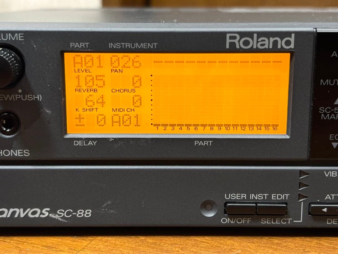 ろこ様★ローランド　GS MIDI音源SOUND CANVAS SC-88