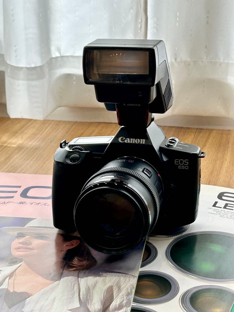 Canon EOS 650 レンズ35-105mm スピードライトEZ300
