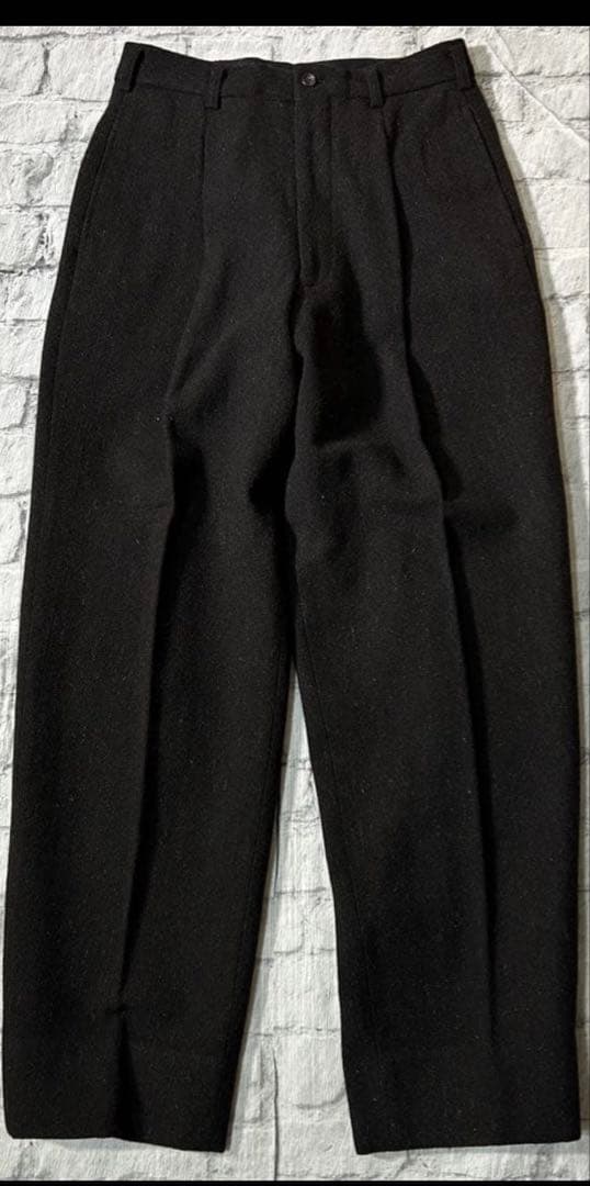 80s COMME des GARÇONS HOMME ネップ　タックパンツ