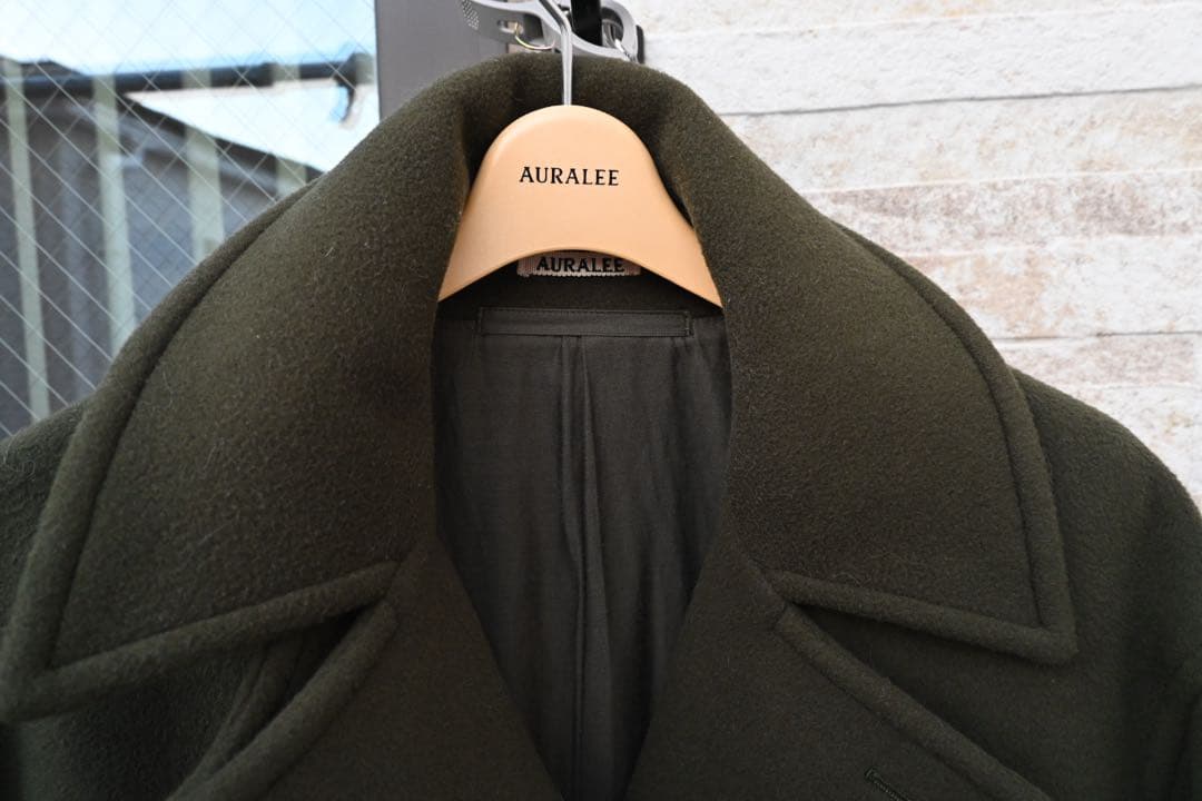 ジャケット・アウター AURALEE BEAVER MELTON P-COAT