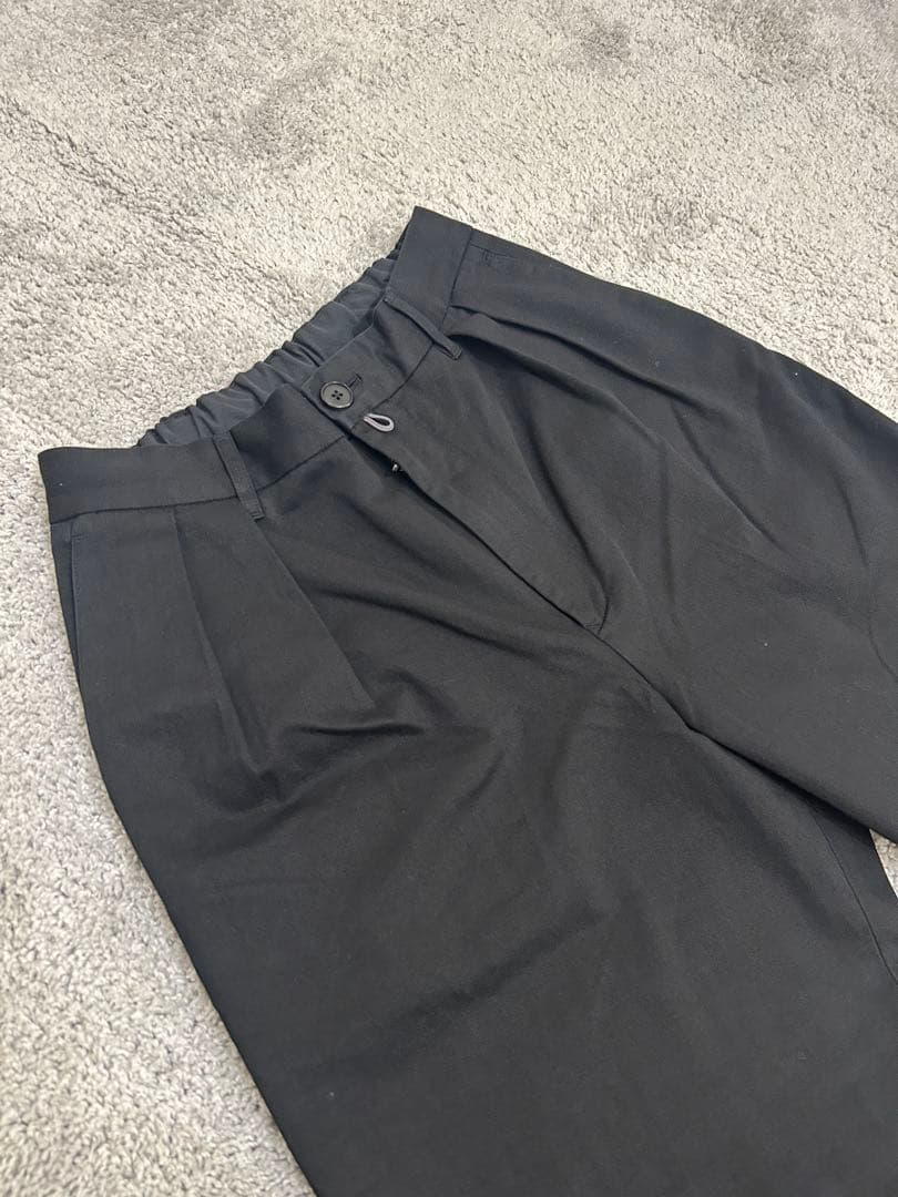 【美品】SEDAN ALL-PURPOSE 2タック チノスラックス M 黒