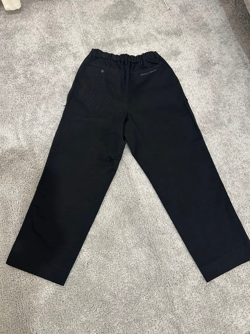 【美品】SEDAN ALL-PURPOSE 2タック チノスラックス M 黒