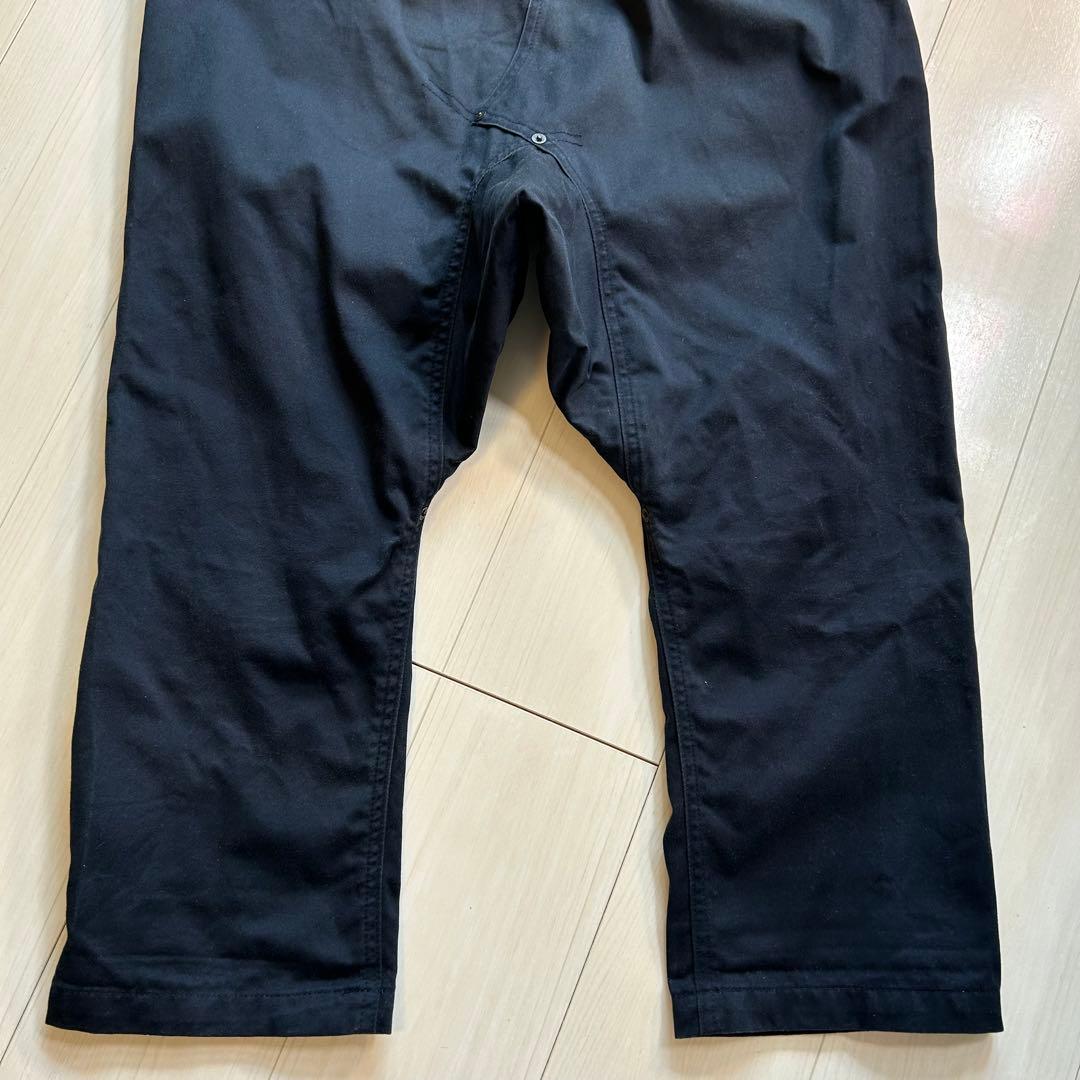 GANRYU ガンリュウ サルエルパンツ チノパン ネイビーL コムデギャルソン