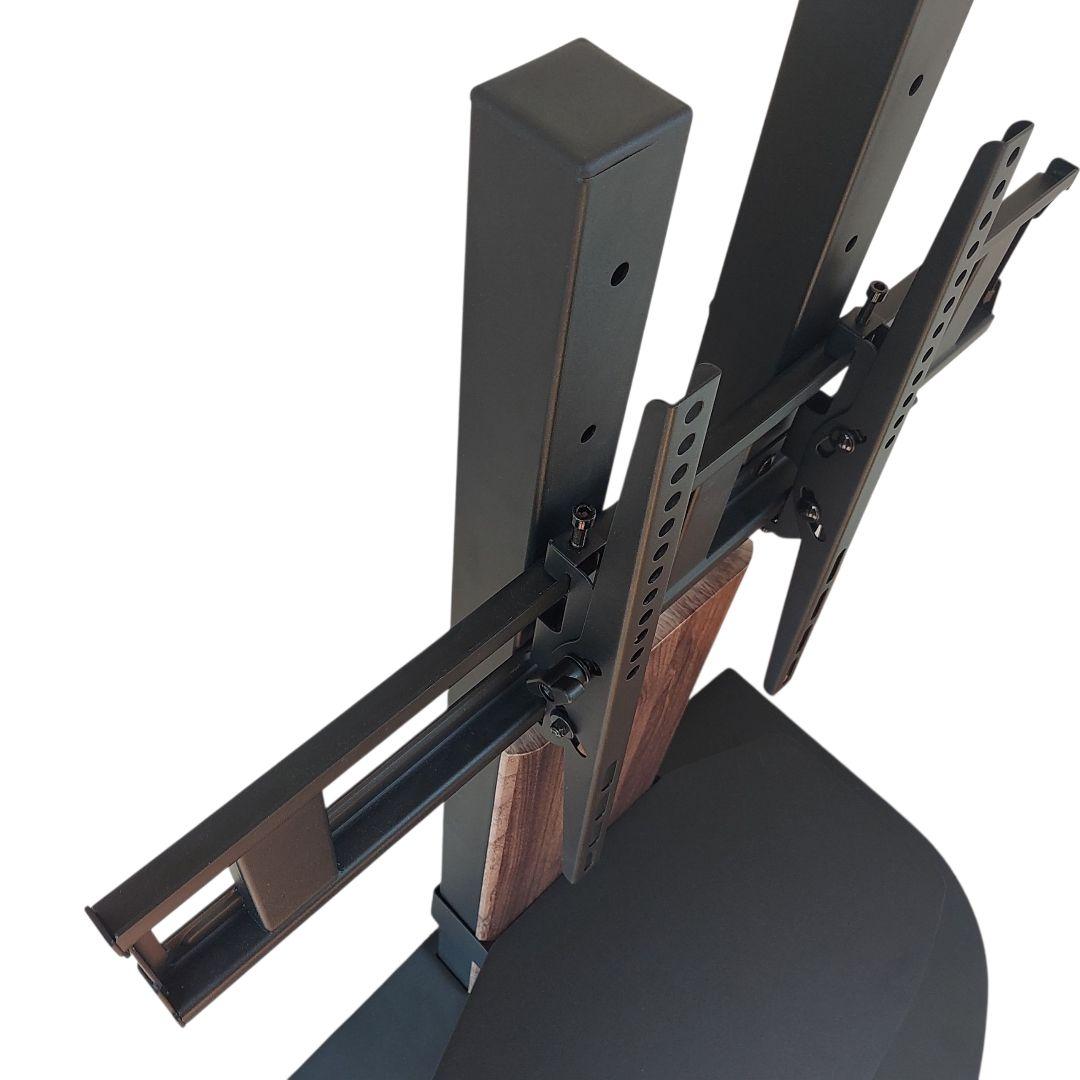 テレビスタンド　朝日木材 WS-BL840-DB 棚付き