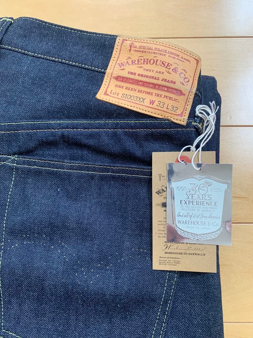 【W33】WAREHOUSE S1003XX-LTD 30周年記念限定 大戦