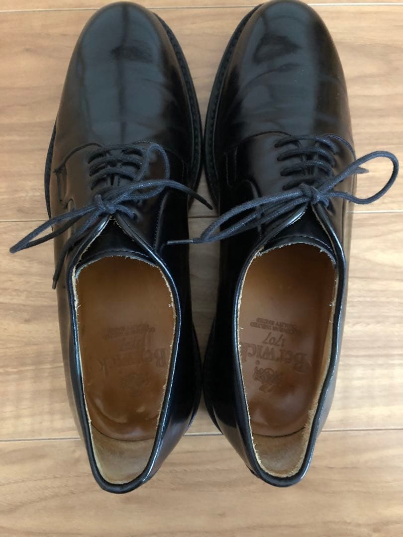 Berwickバーウィックプレーントゥシューズ ダイナイトソール25.5 cm