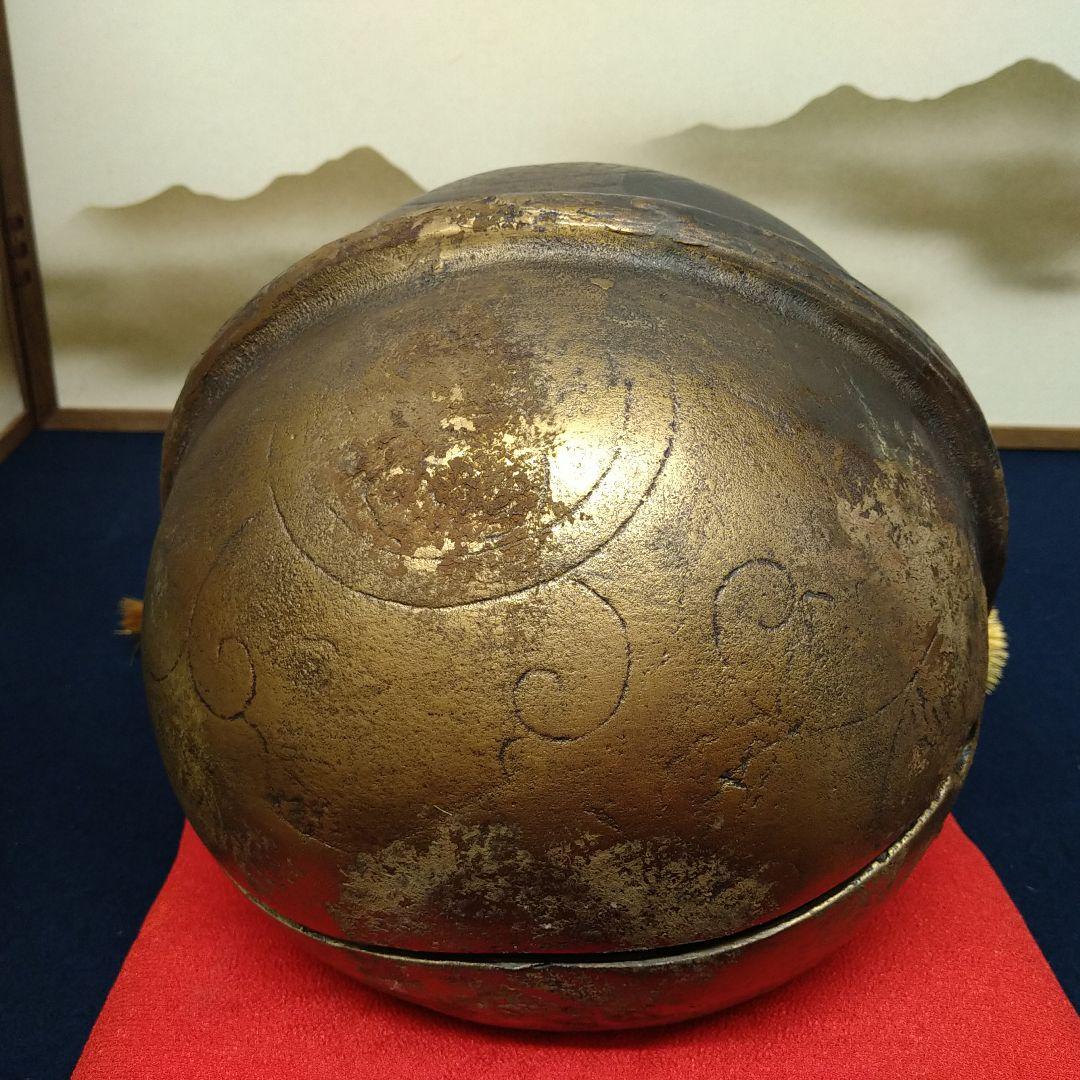 AE30 時代物 東照宮 大鈴 徳川家康 三葉葵紋 元禄元年 神社寺院 座布団付