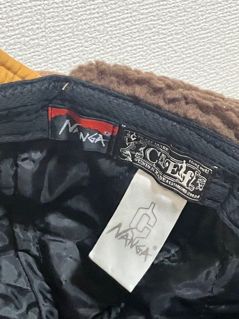 NANGA × Clef メルトン　ボア　キャップ　耳当て　ナンガ　クレ