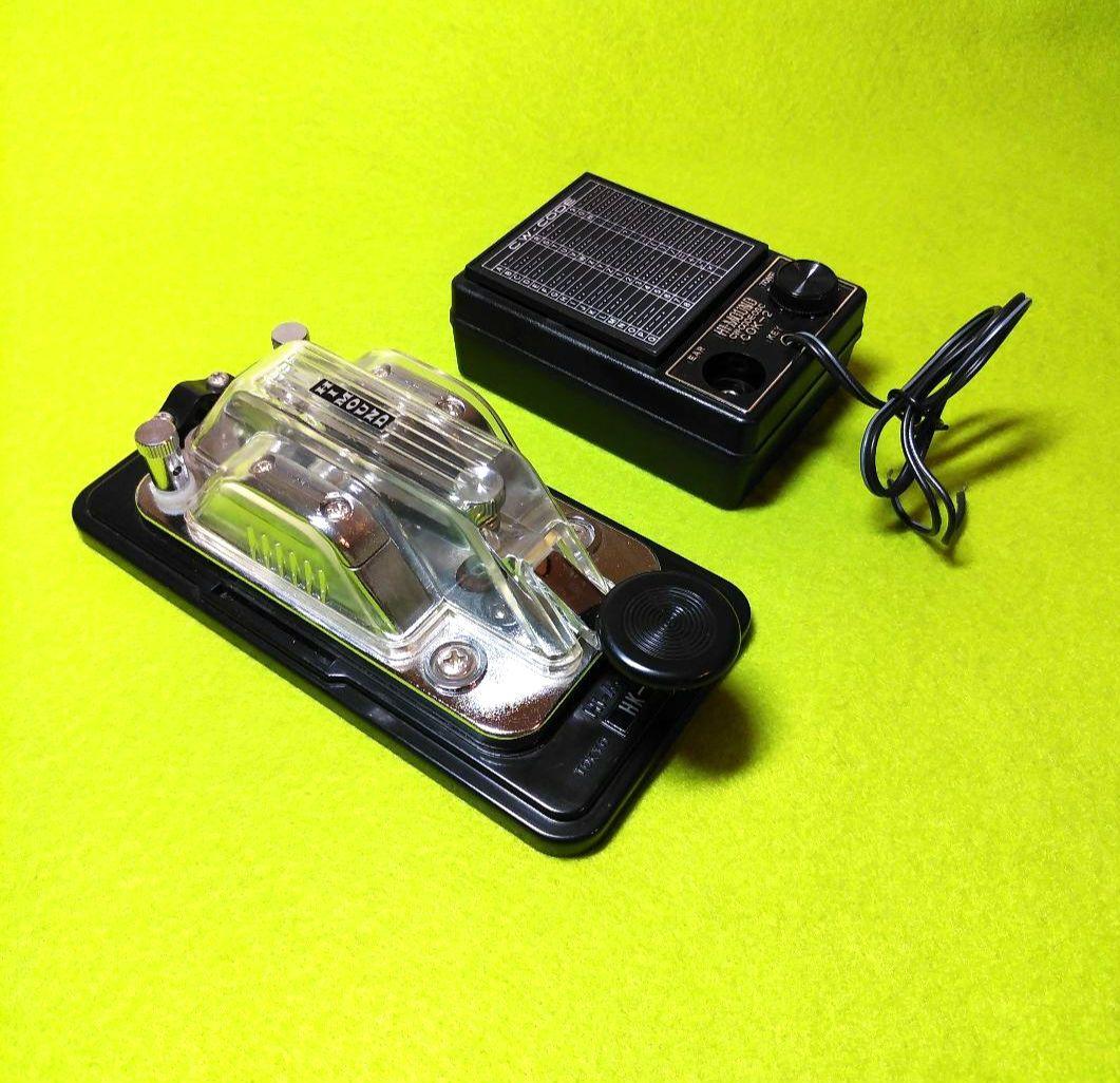 ハイモンド 電鍵 HK-706、モールス信号練習用発信機 COK-2の2点セット