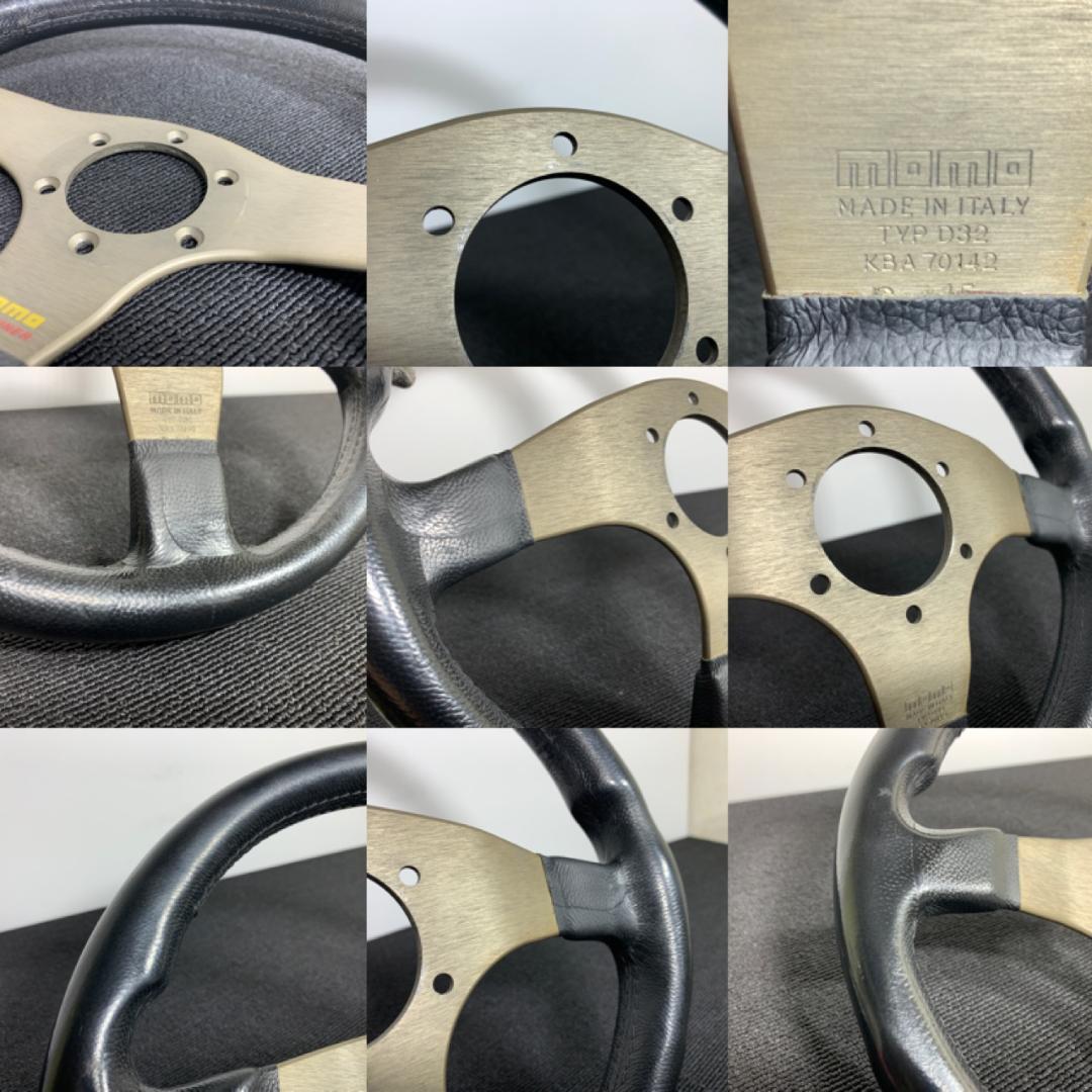 モモ チューナー ステアリング ホーンボタン・ホーンリング・ネジ付 美品 当時物