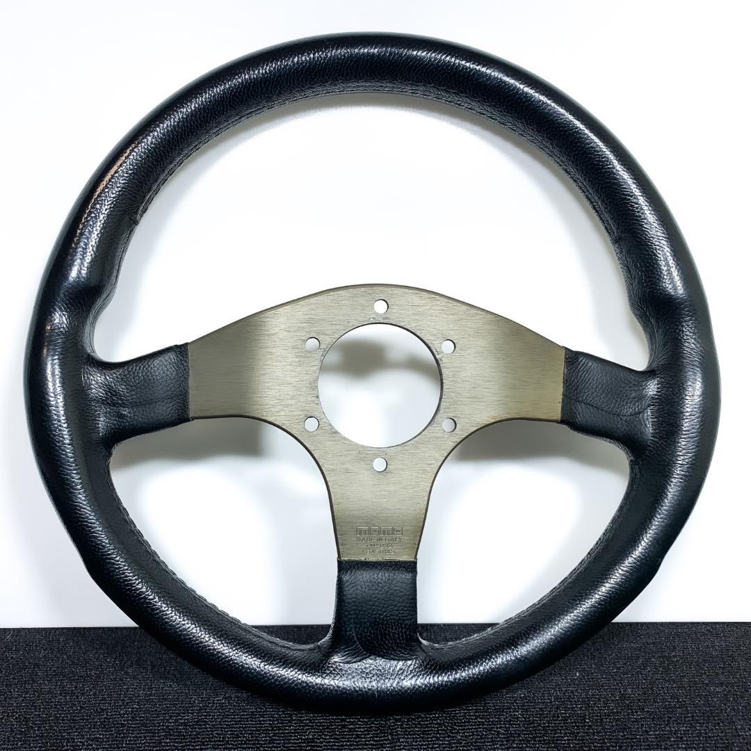 モモ チューナー ステアリング ホーンボタン・ホーンリング・ネジ付 美品 当時物