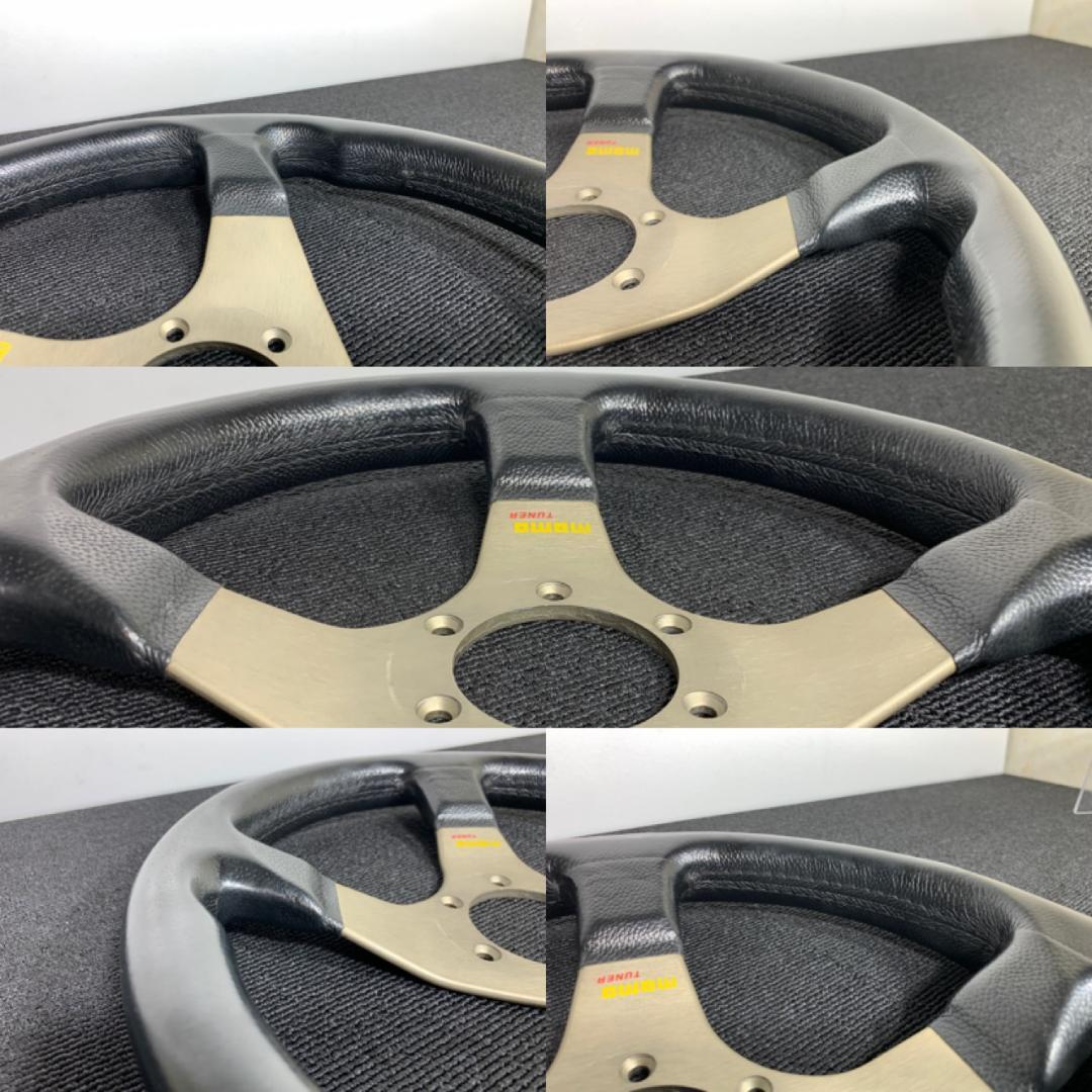 モモ チューナー ステアリング ホーンボタン・ホーンリング・ネジ付 美品 当時物