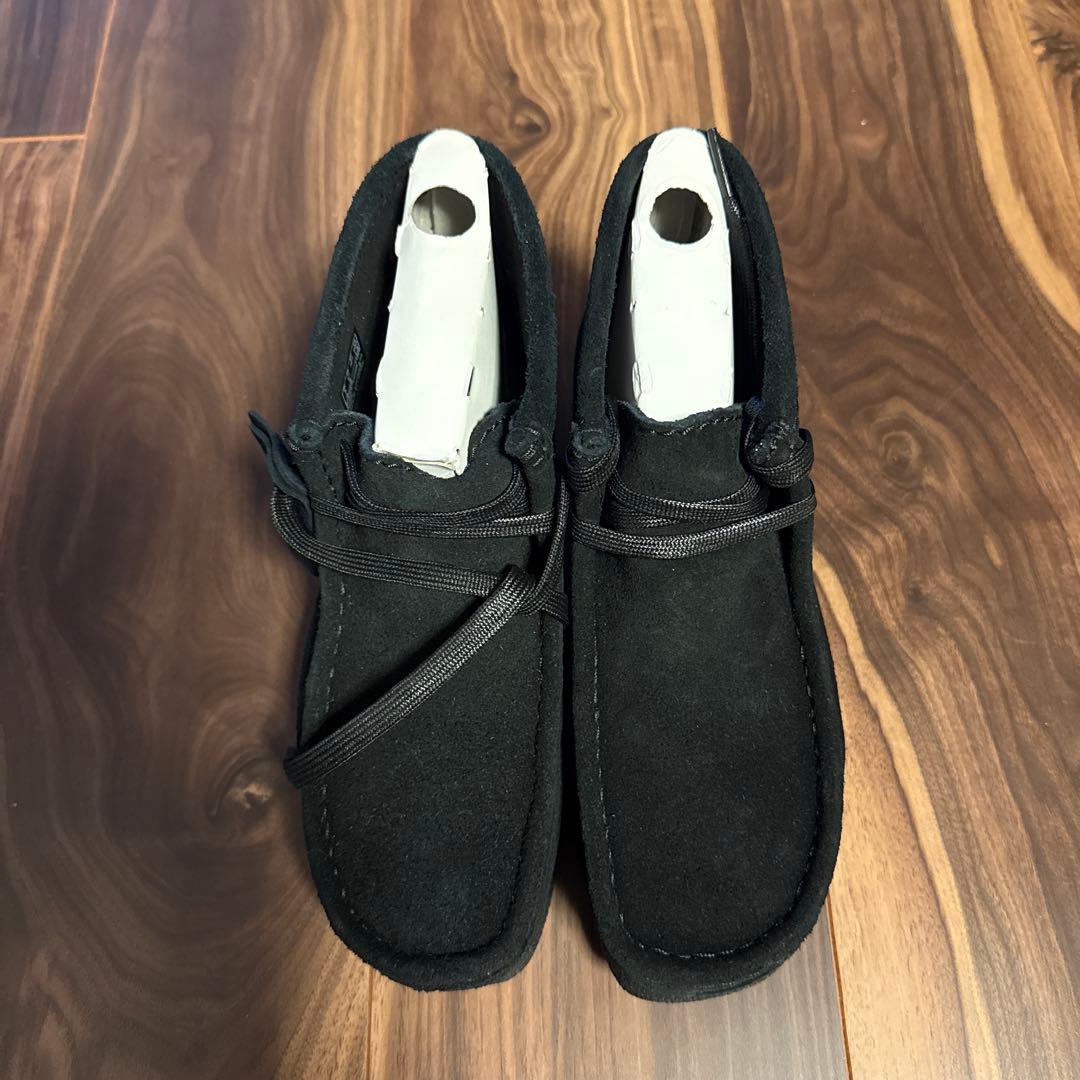 【未使用】UK3 Clarks ブラック wallabeeＥＶＯ