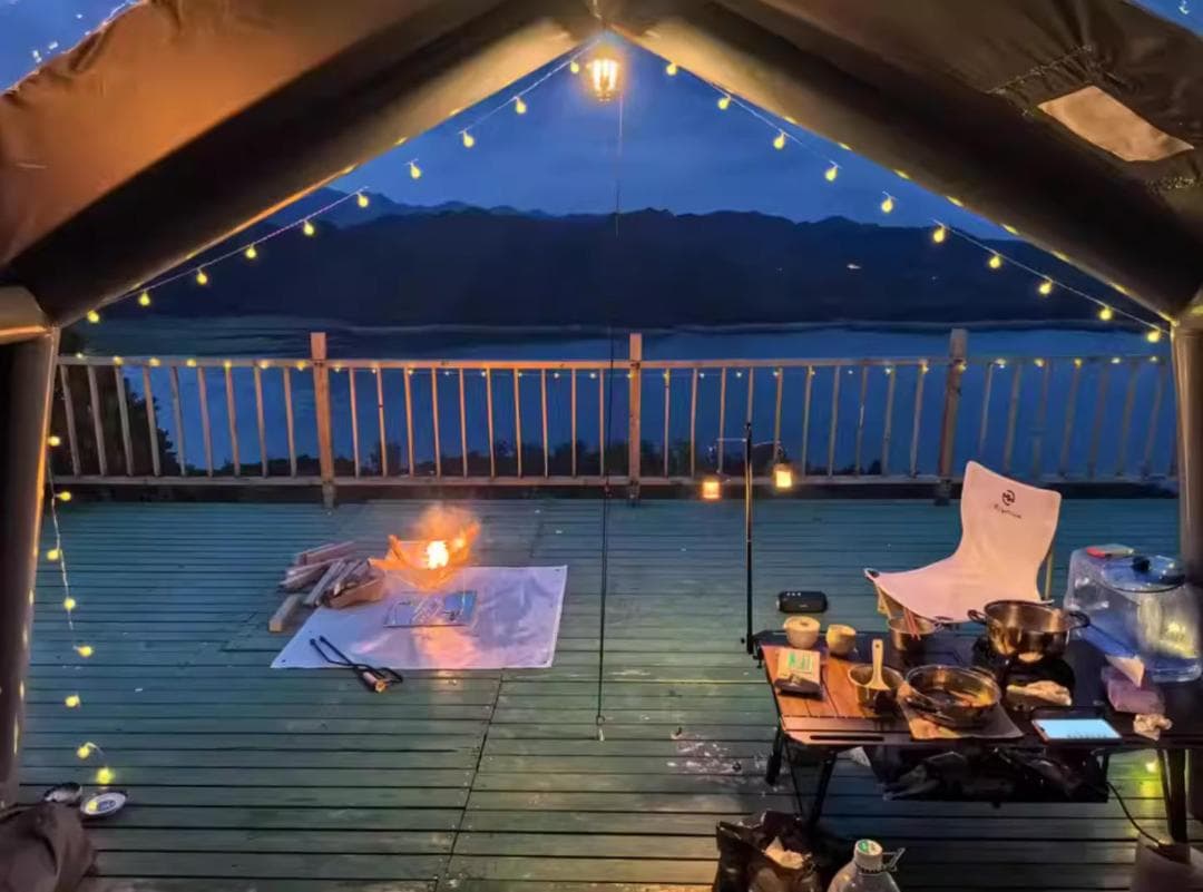 新品 COODY エアテント8.0 ダブルエアターブセット