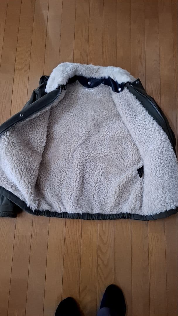 サンローラン　　ムートンファー　フライトジャケット