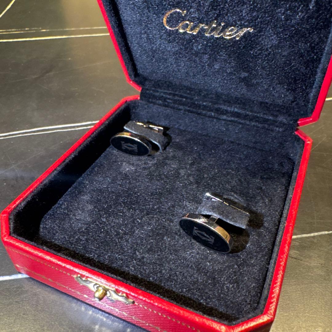 Cartier カフリンクス ブラック