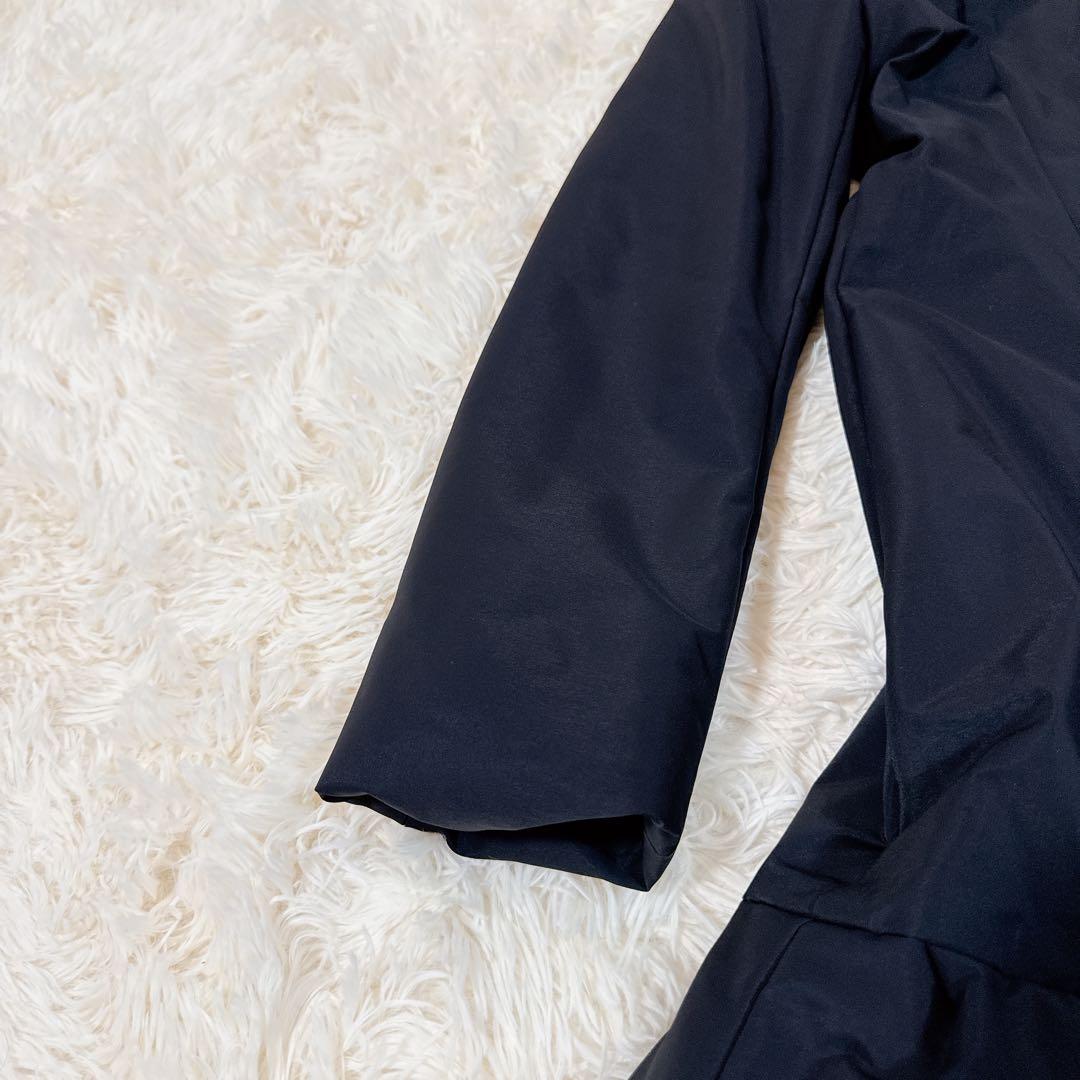 極美品　フォクシー　エレガントコート　ロングコート　フリル　フレア　38