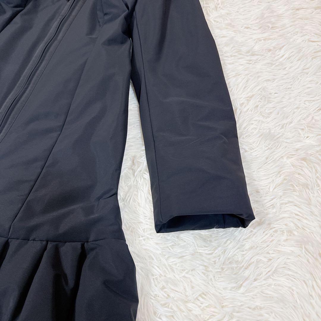 極美品　フォクシー　エレガントコート　ロングコート　フリル　フレア　38