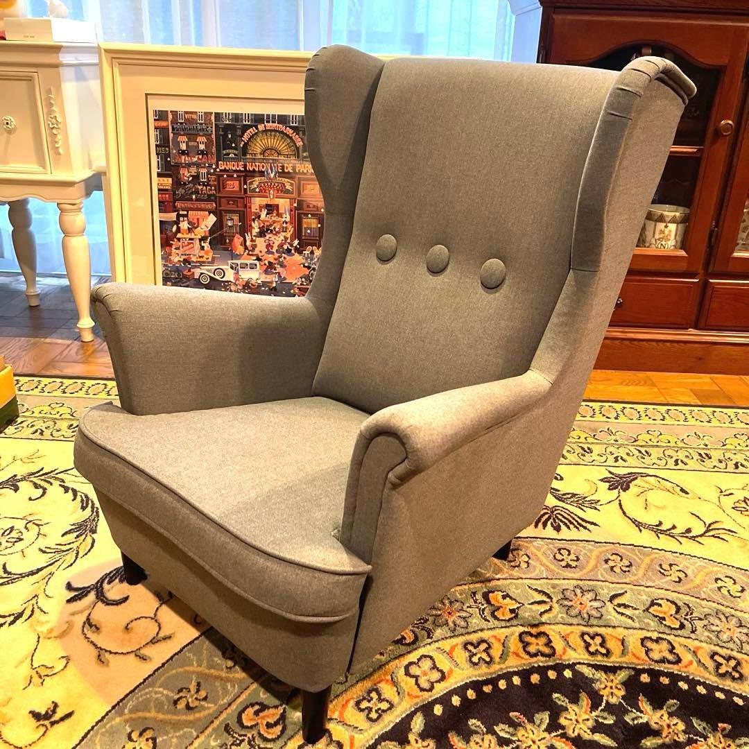 【お子様用　商品】美品　【IKEA STRANDMON】ストランドモンソファー