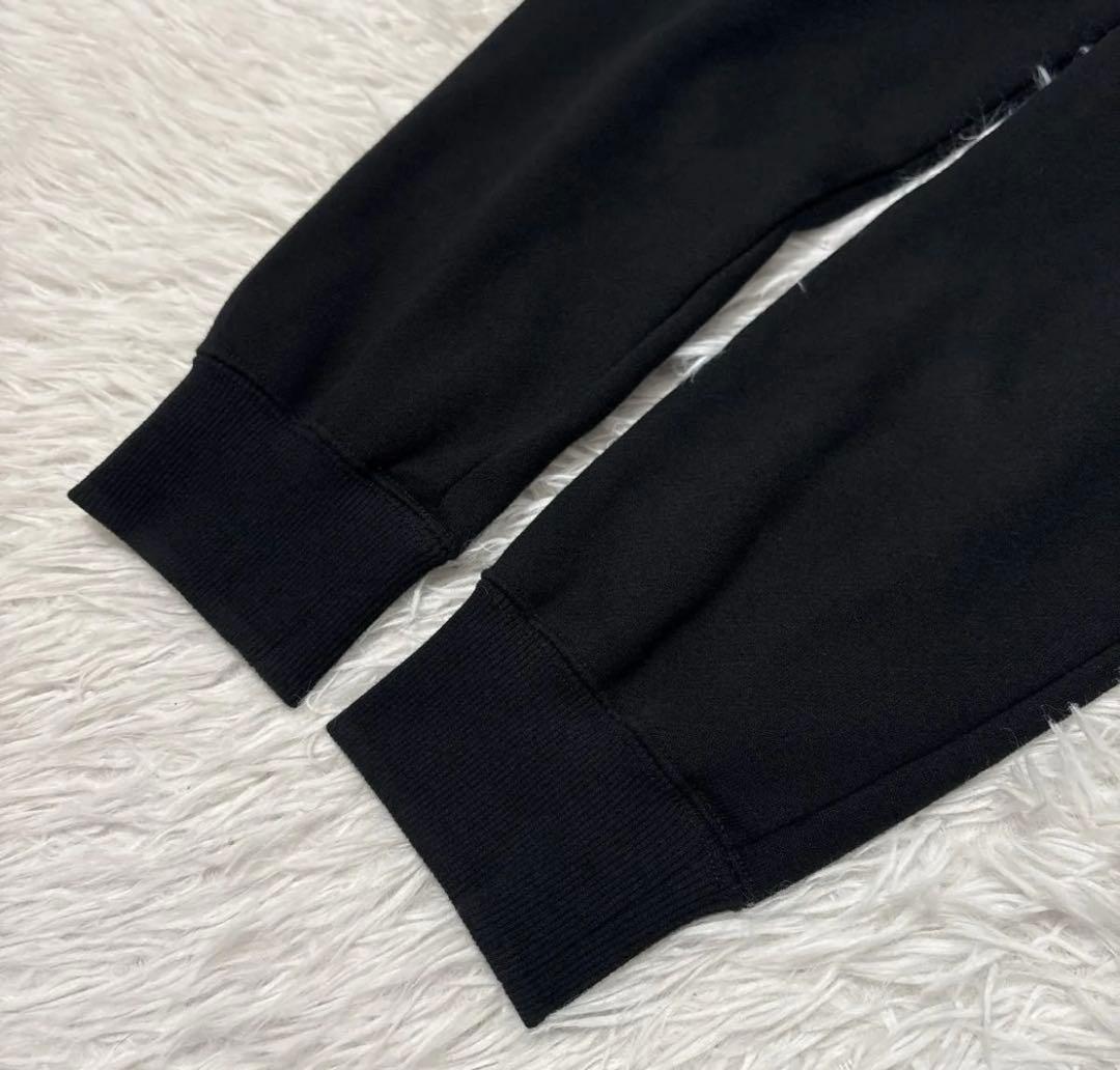 ピンクハウス いちごステッチレース使いパーカー ブラック フード Ｌ