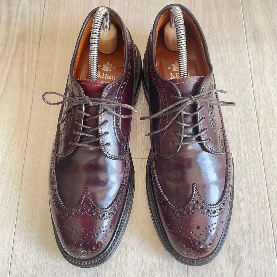 Alden オールデン 975 ロングウィング　コードバン　バーガンディ　6.5