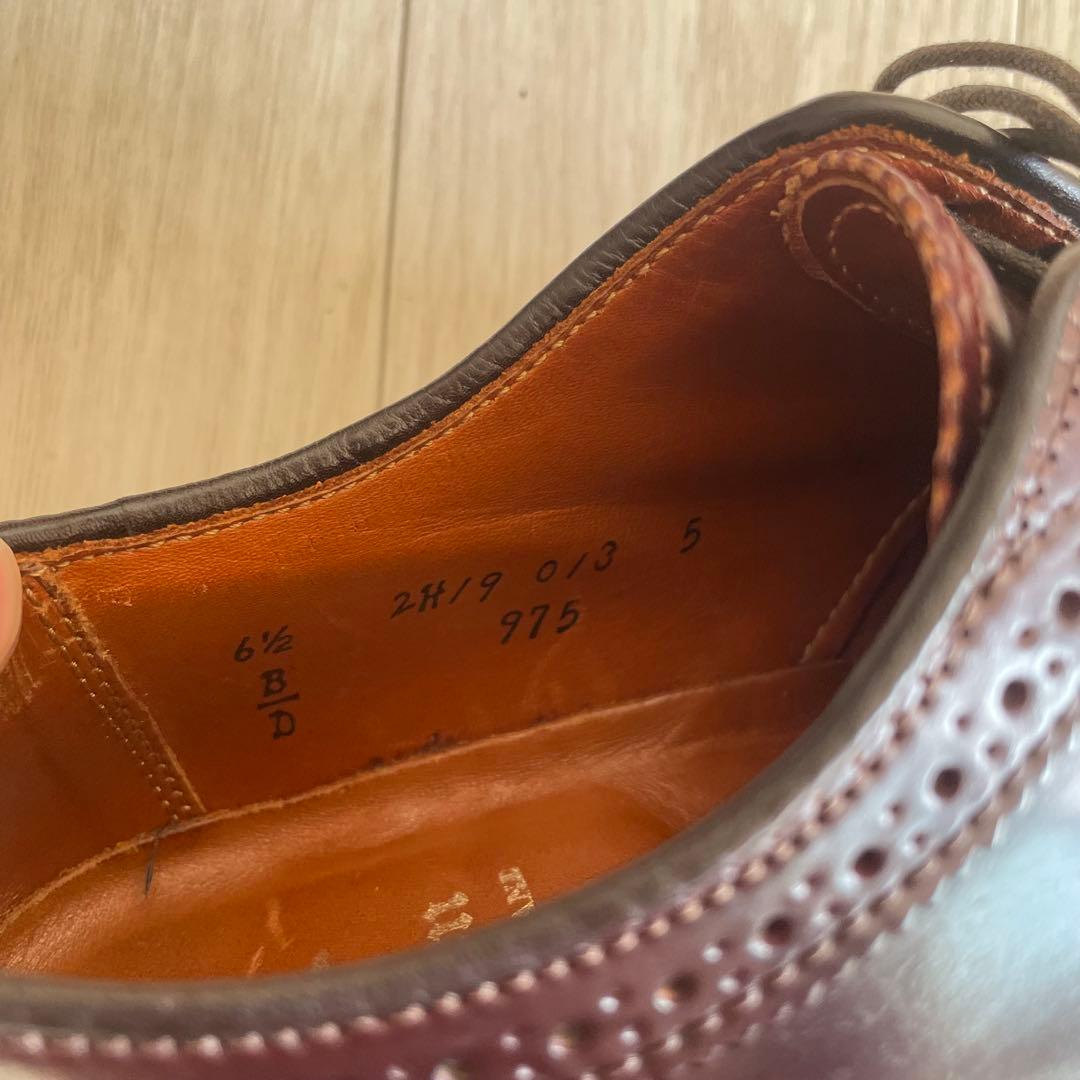 Alden オールデン 975 ロングウィング　コードバン　バーガンディ　6.5