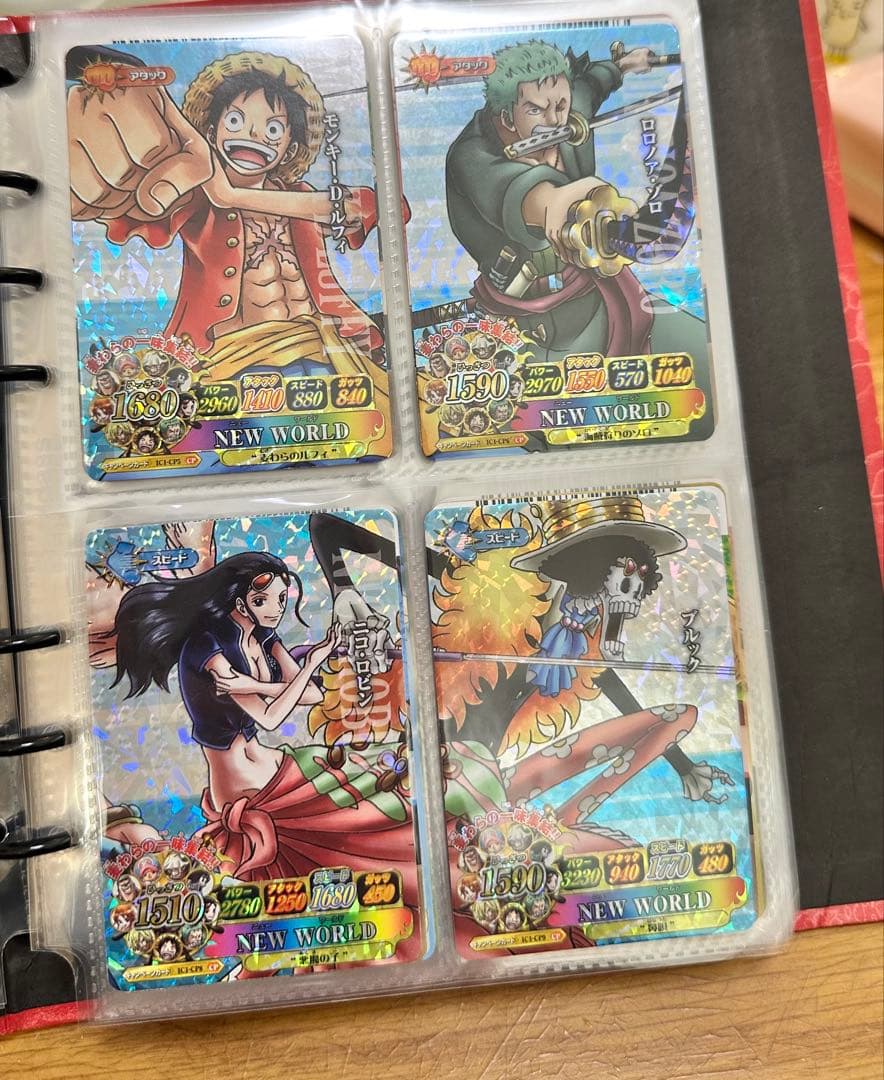 ワンピーベリーマッチIC オフィシャル バインダー RED