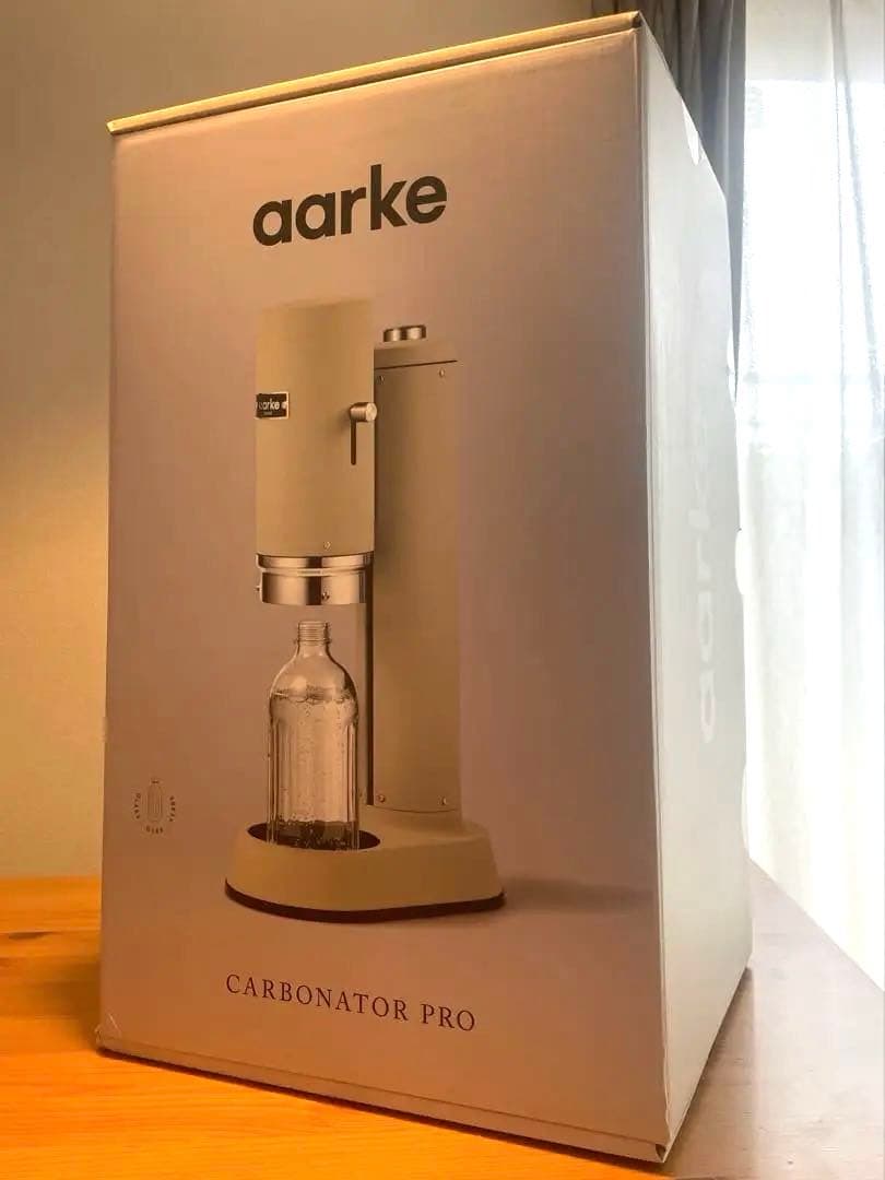開封済み未使用品！炭酸水メーカー aarke/CARBONATOR PRO