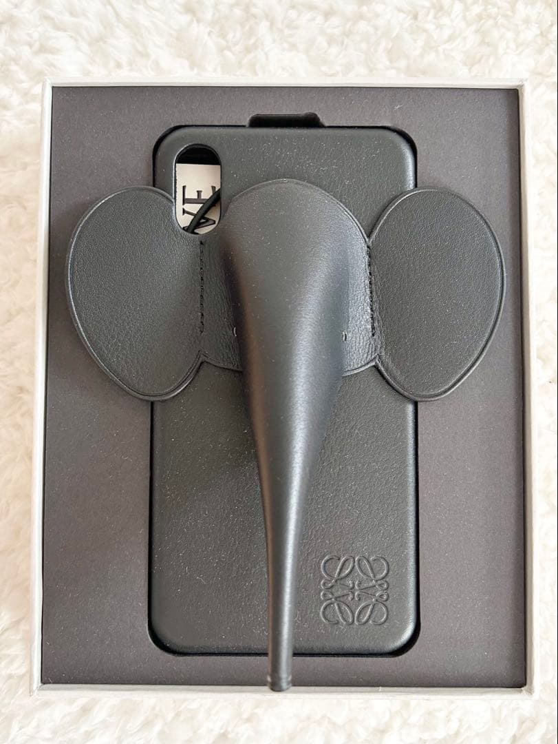 ★ゾウさんスマホホルダー(ブラック)★iPhone XS MAX