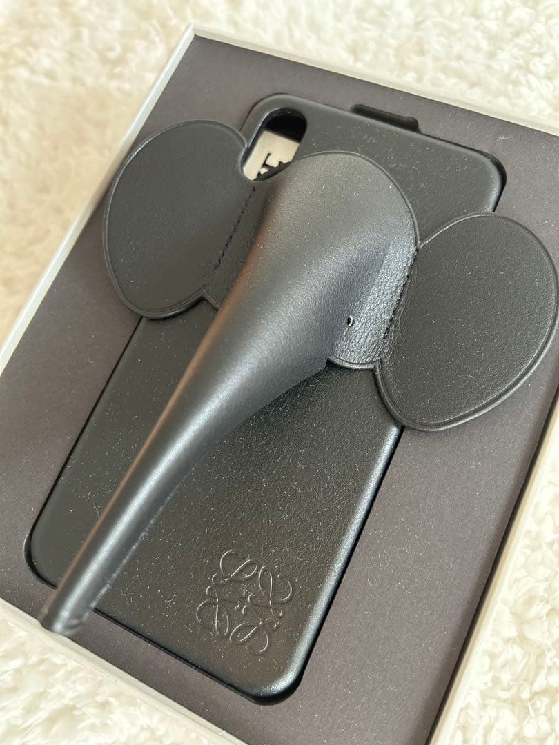 ★ゾウさんスマホホルダー(ブラック)★iPhone XS MAX