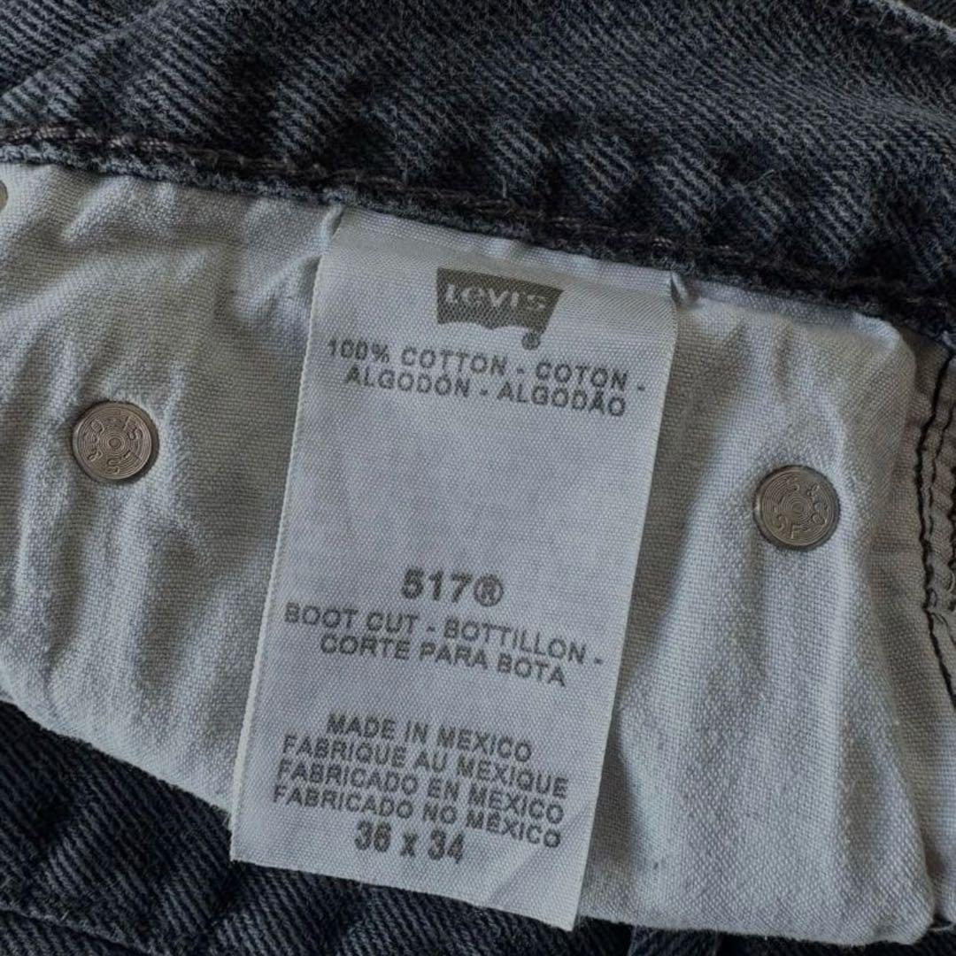 Levi's 517 00s メキシコ製 ブラックデニム W36 L34