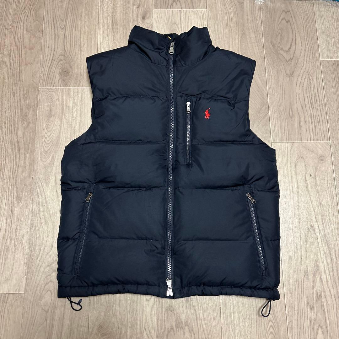 Polo Ralph Lauren ネイビー ダウンベスト　メンズ