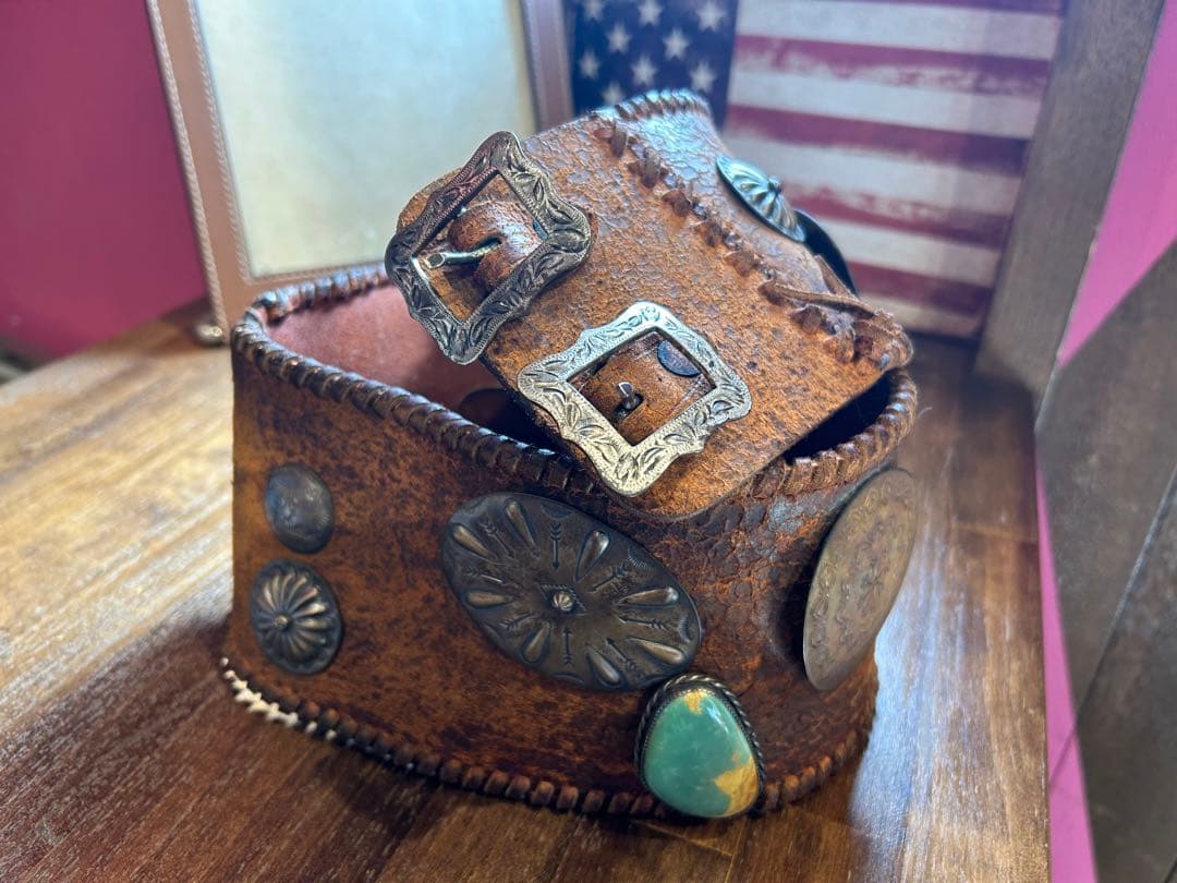 ラルフローレン　ナバホコンチョベルト