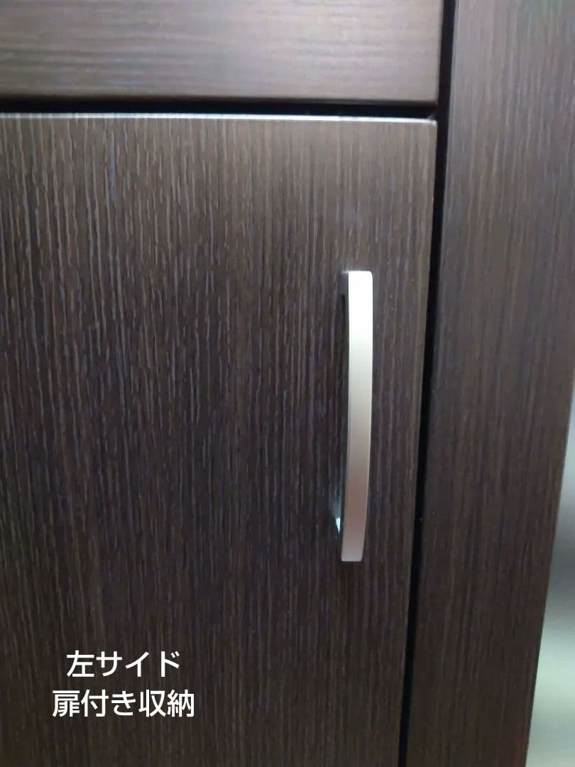 ✿ ニトリ レンジボード 食器棚 コパン 80MRB DBR 美品 送料込み